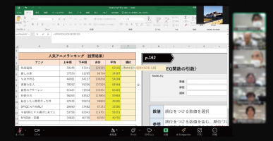 画像:オンライングループワークの様子